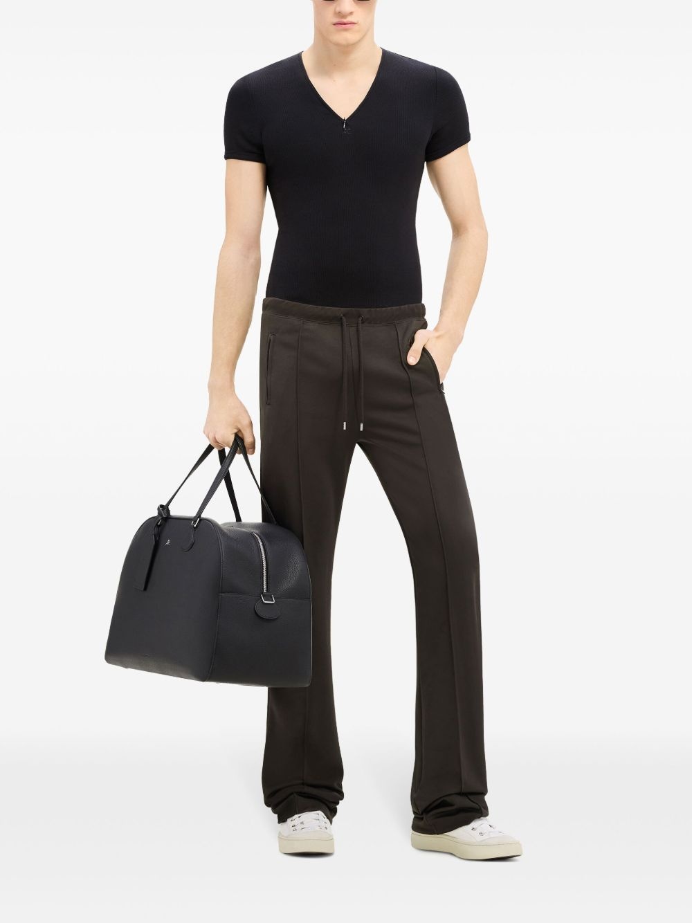 straight-leg track pants - 2