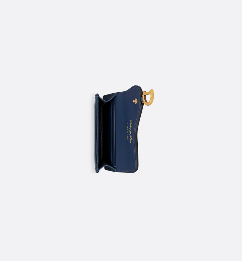 Dior Saddle Bloom Card Holder outlook