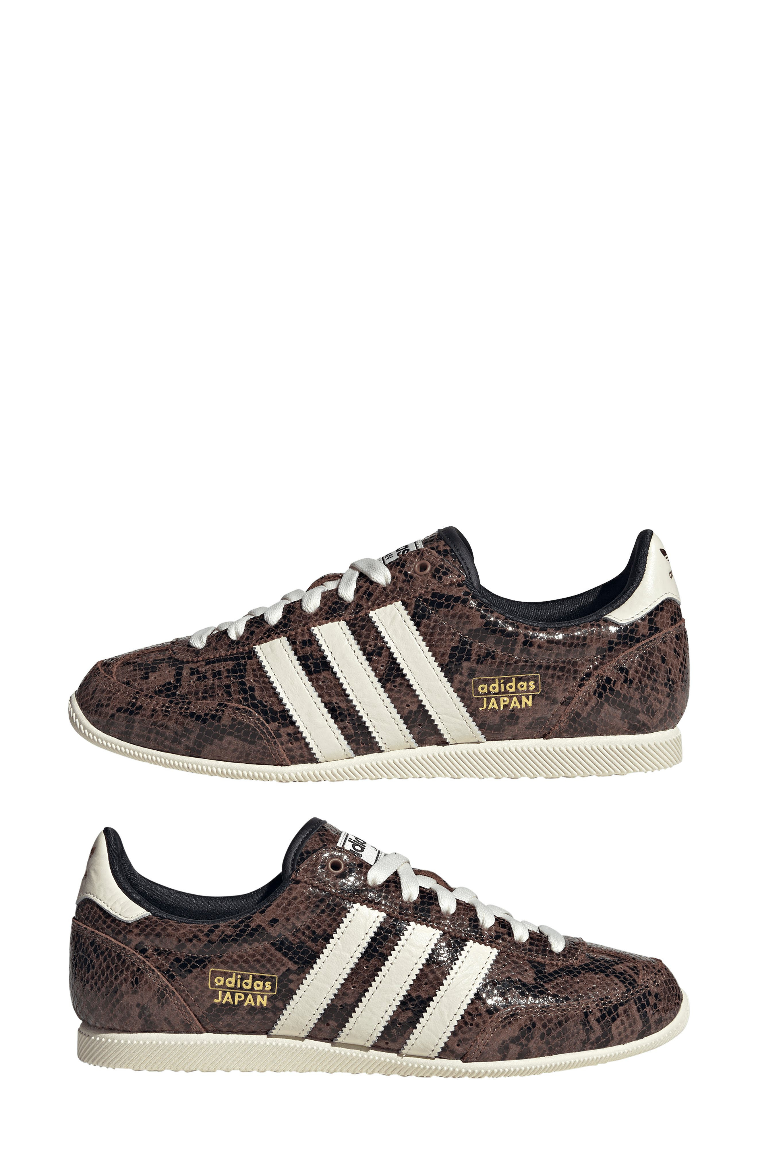 adidas Japan Low Top Sneaker in Preloved Brown/Cream/Black at Nordstrom - 9