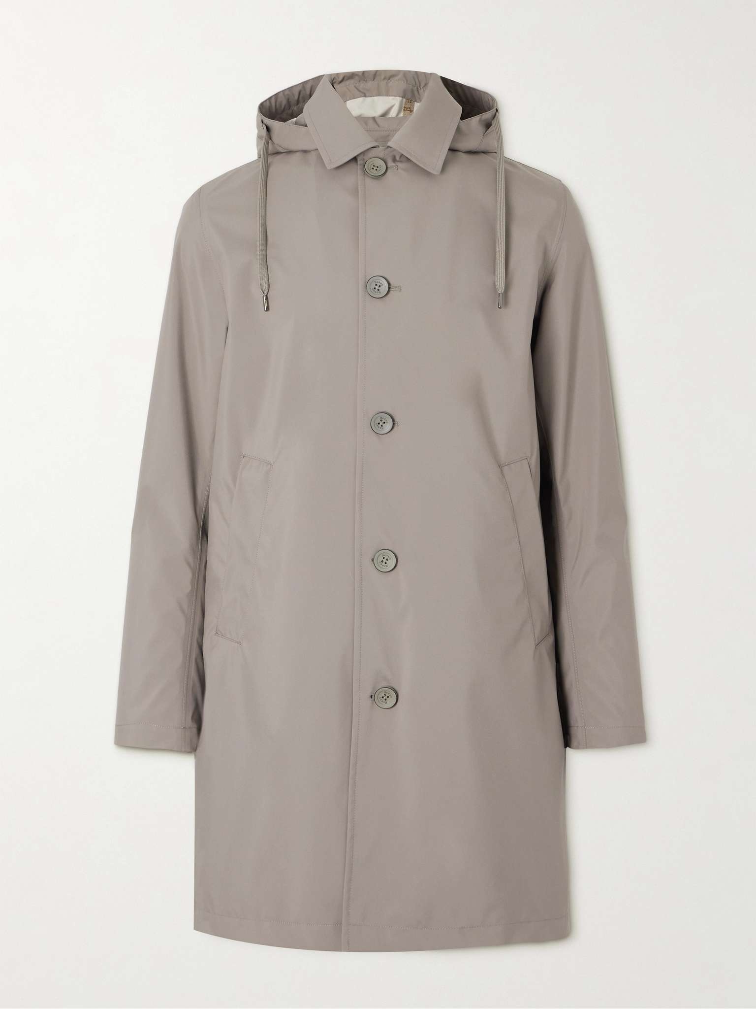 Shell Hooded Coat - 1