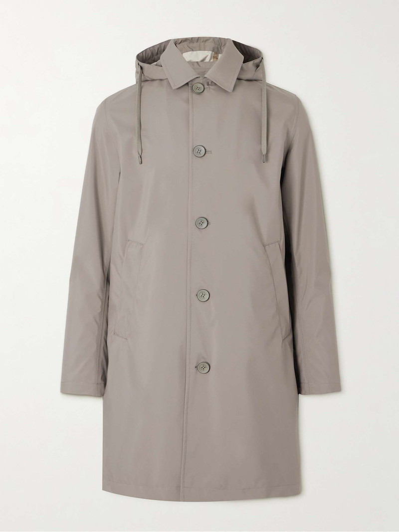 Shell Hooded Coat 1