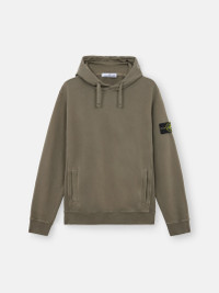 Stone Island 60820 BRUSHED ORGANIC COTTON FLEECE | REVERSIBLE