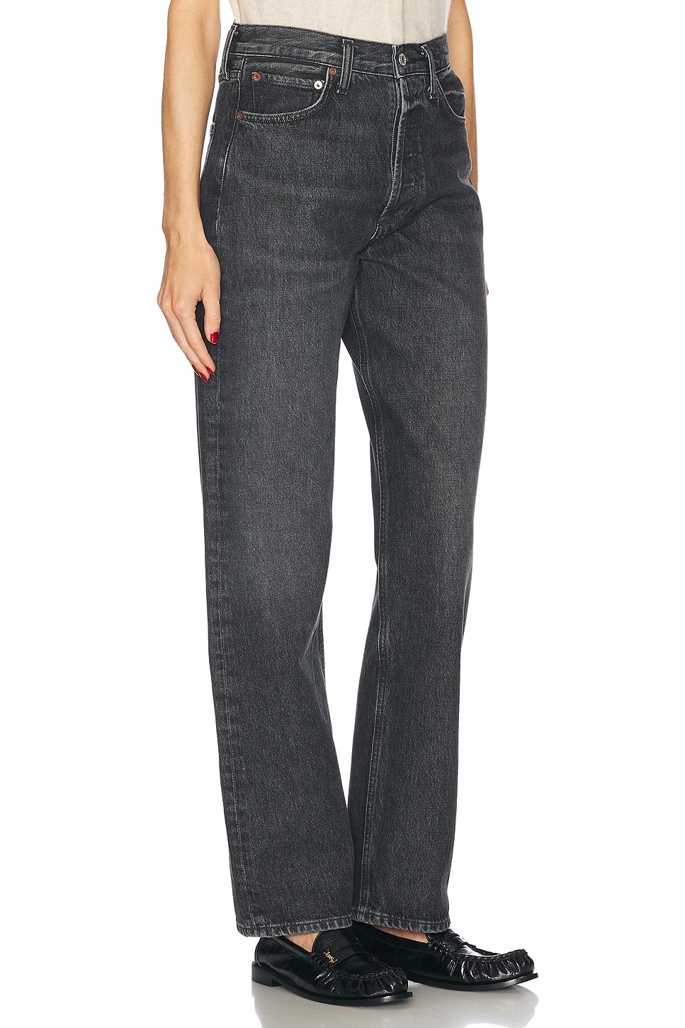Kelly High Rise Relaxed Straight - 2