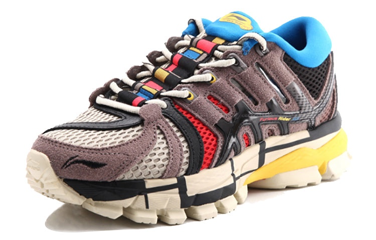 (WMNS) Li-Ning Furious Rider Ace x Paris Fashion Week 'Brown Blue Yellow' ARZN004-5 - 3