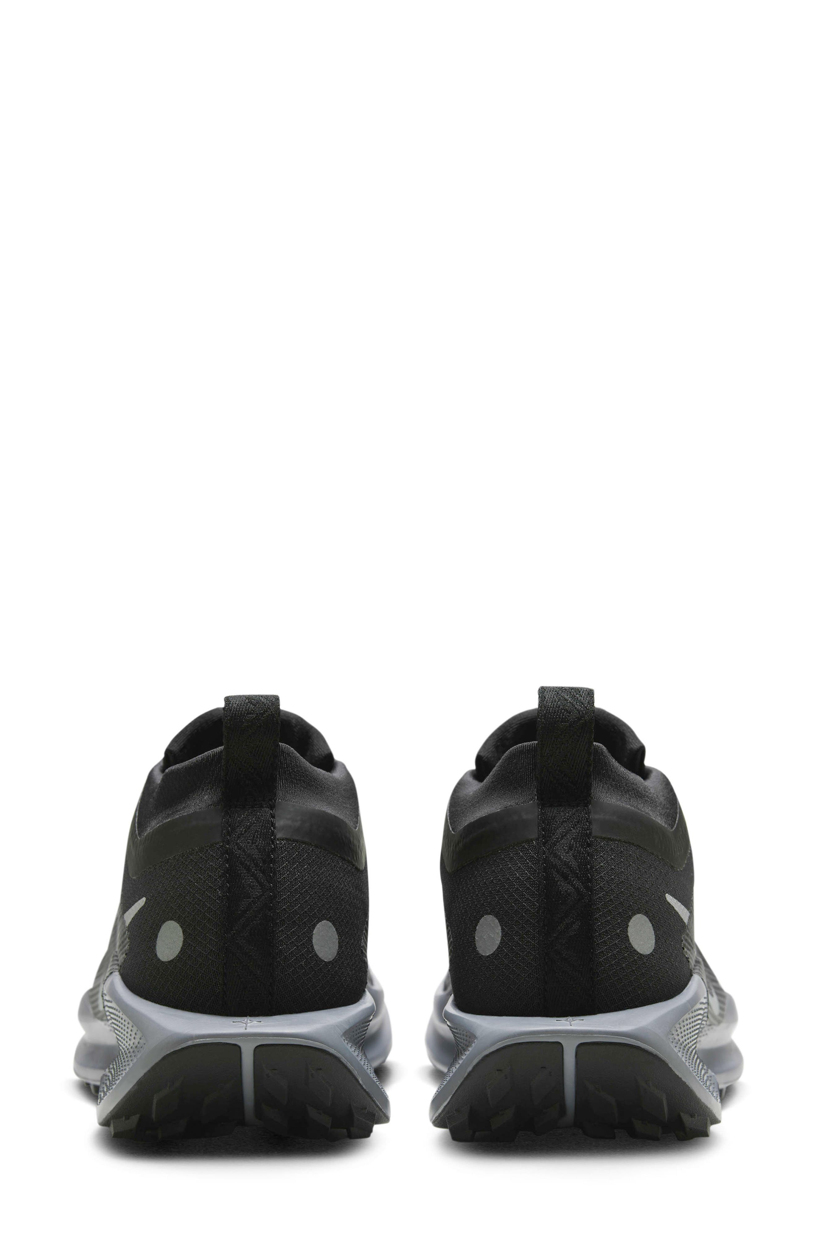 Nike Pegasus Trail 5 Gore-Tex® Waterproof Running Shoe in Black/Grey at Nordstrom - 5