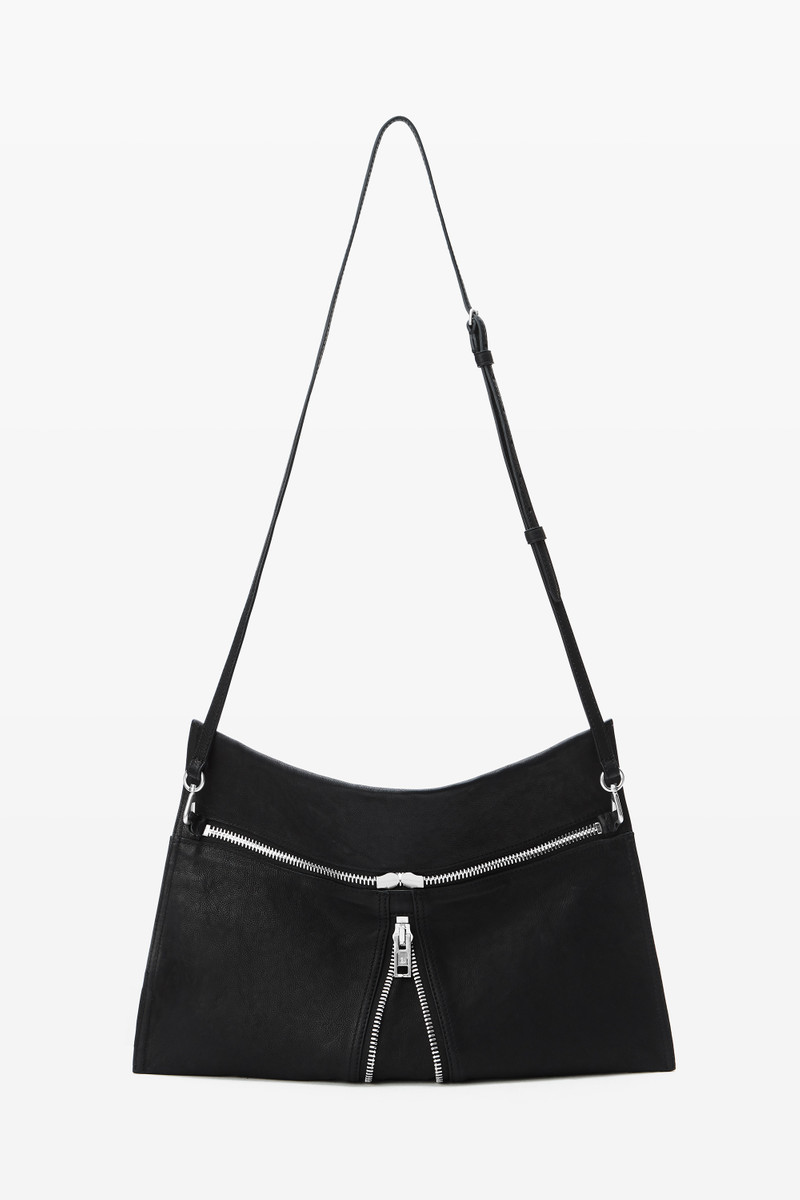 Black Medium Calfskin Geo Bag 6