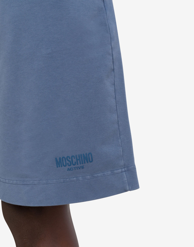 PIECE-DYED COTTON SHORTS 3