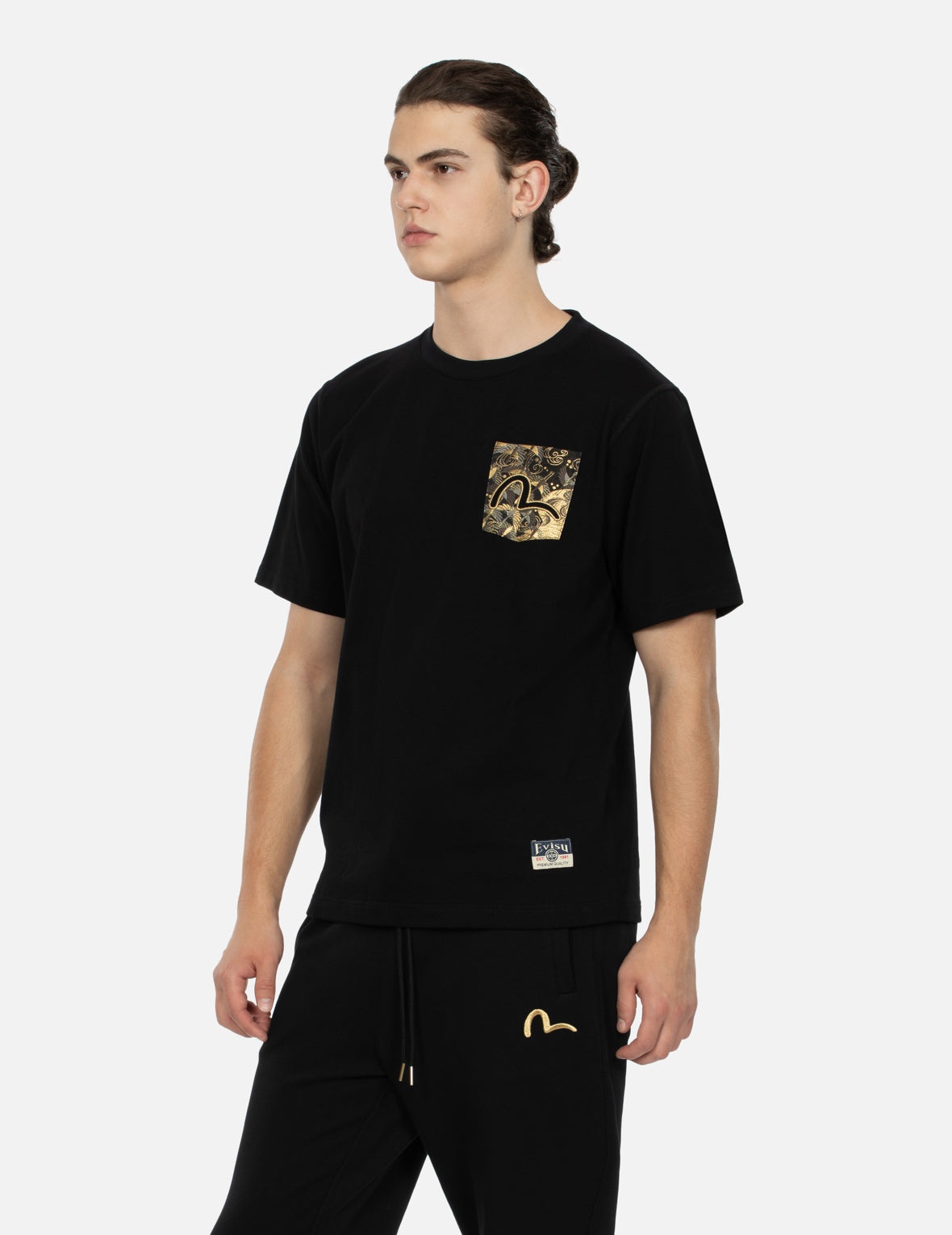 AUSPICIOUS CLOUD EMBROIDERY REGULAR FIT T-SHIRT - 7