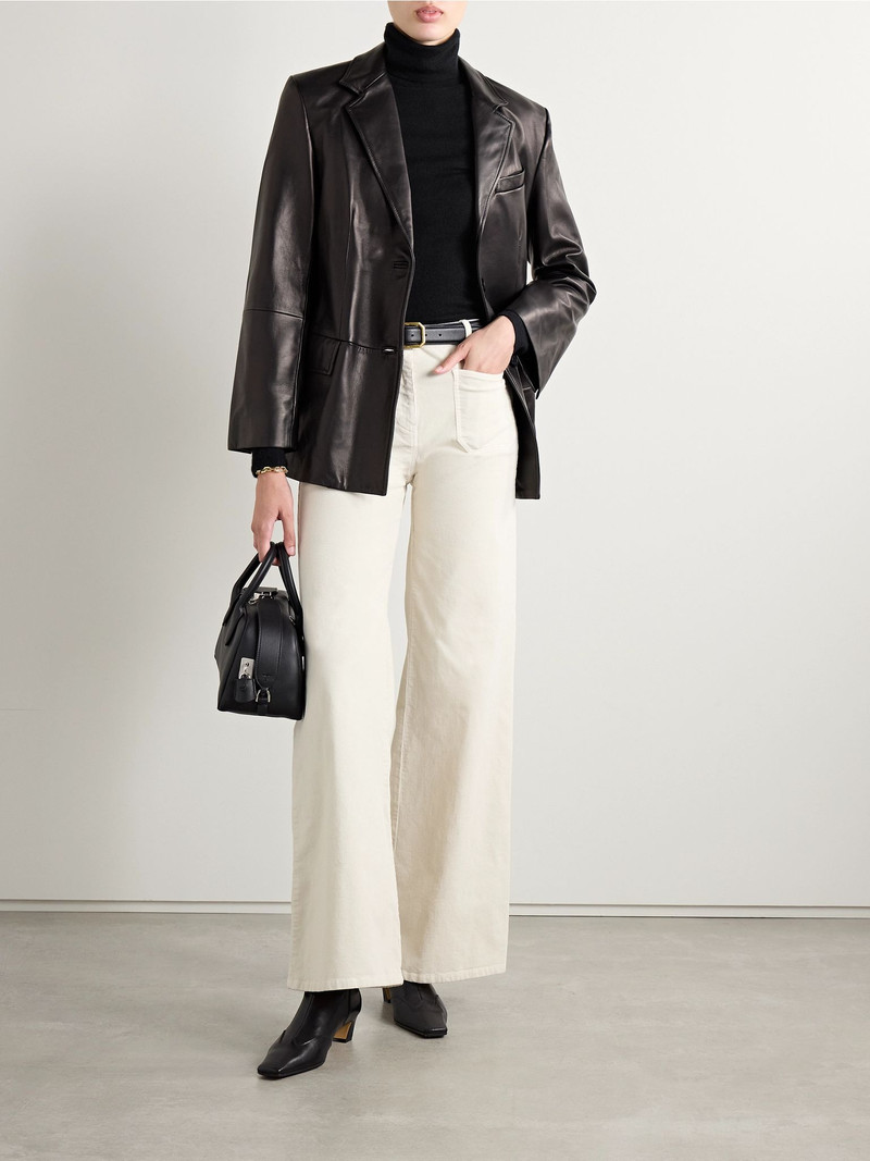 NILI LOTAN Lynnette cashmere turtleneck sweater Black outlook