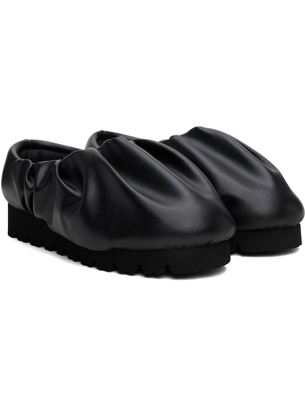 Black Camp Low Loafers - 4