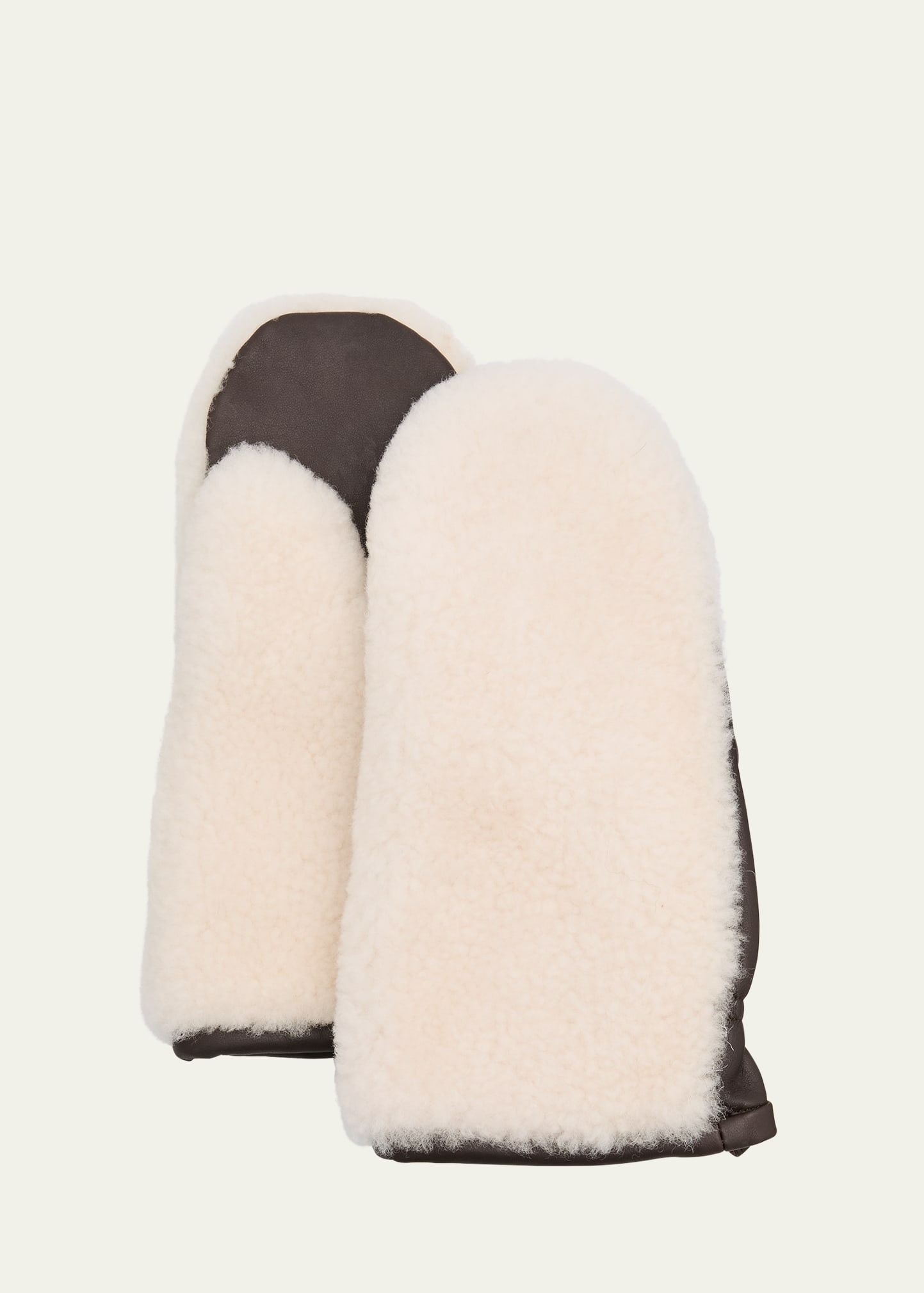 Sheep Shearling Mittens - 1