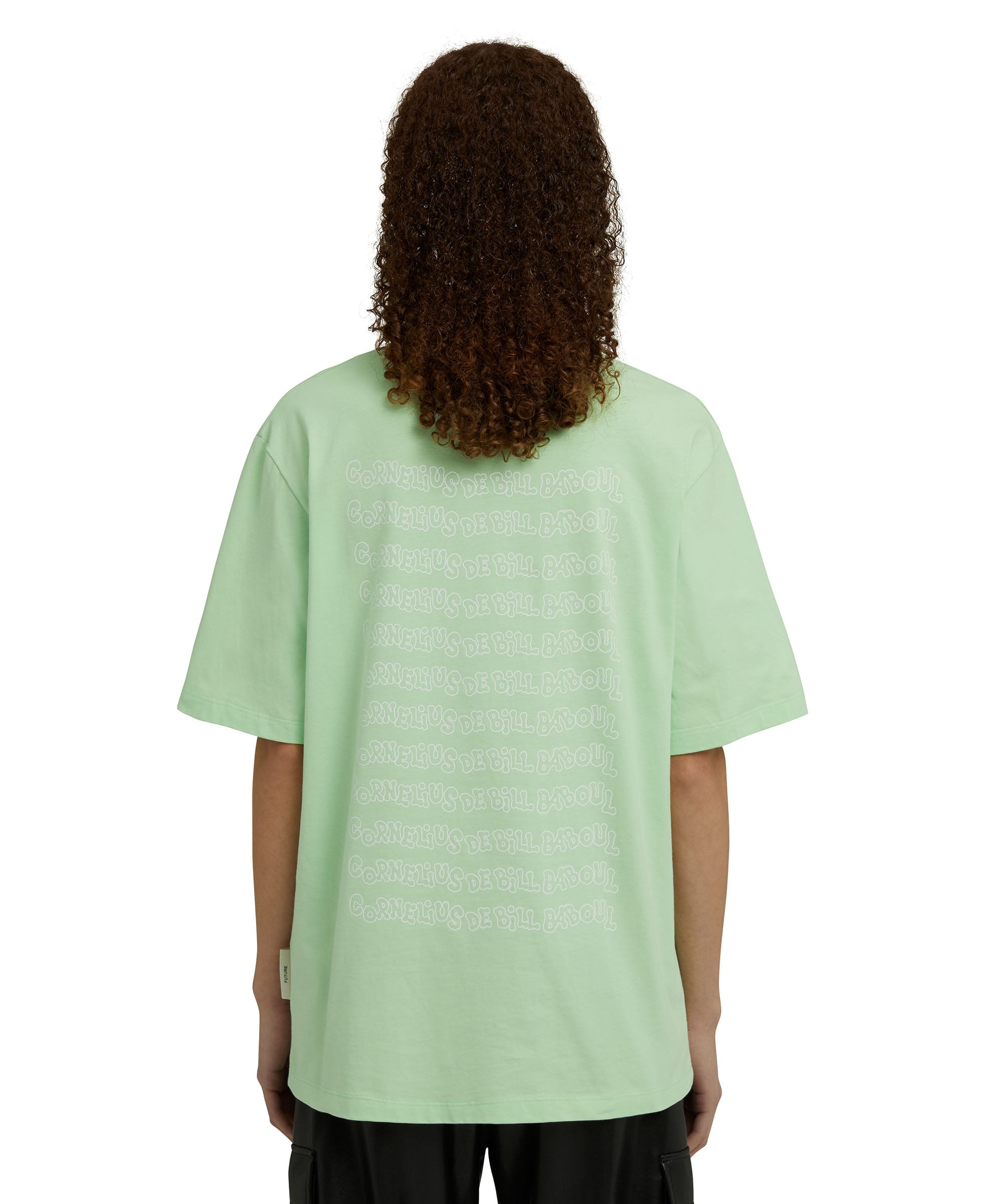 Organic cotton crewneck t-shirt from the MSGM Fantastic Green Capsule - 8
