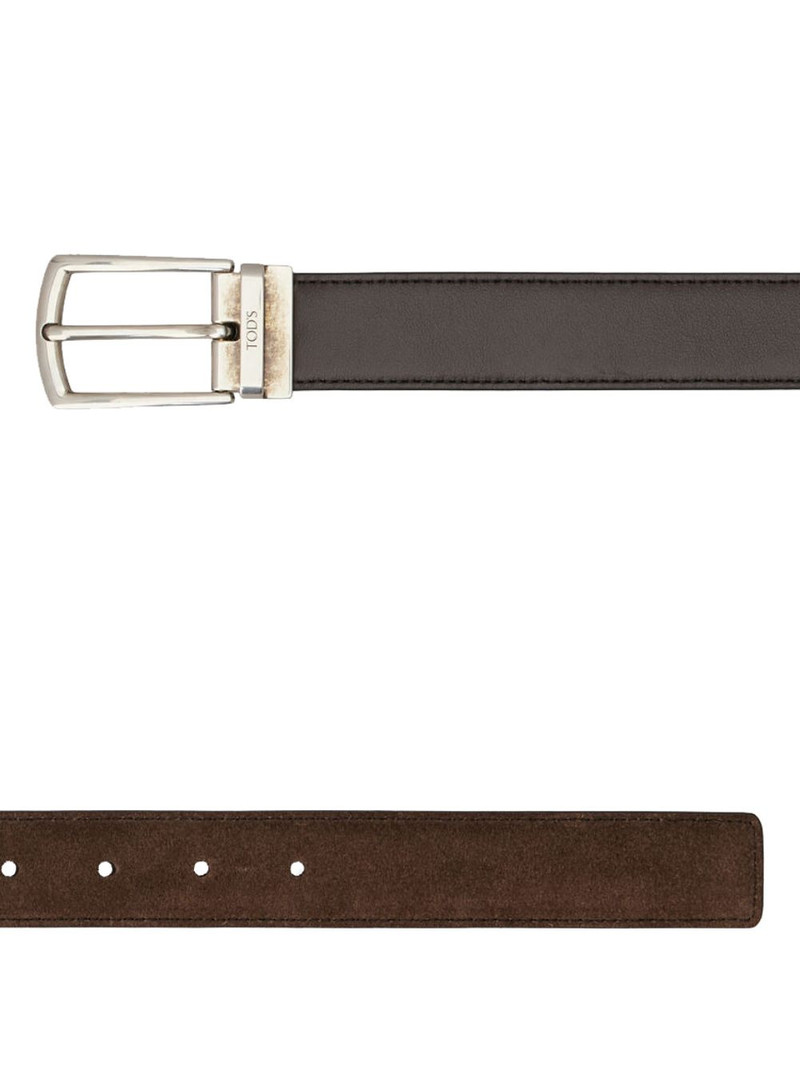 Tod's leather reversible belt outlook