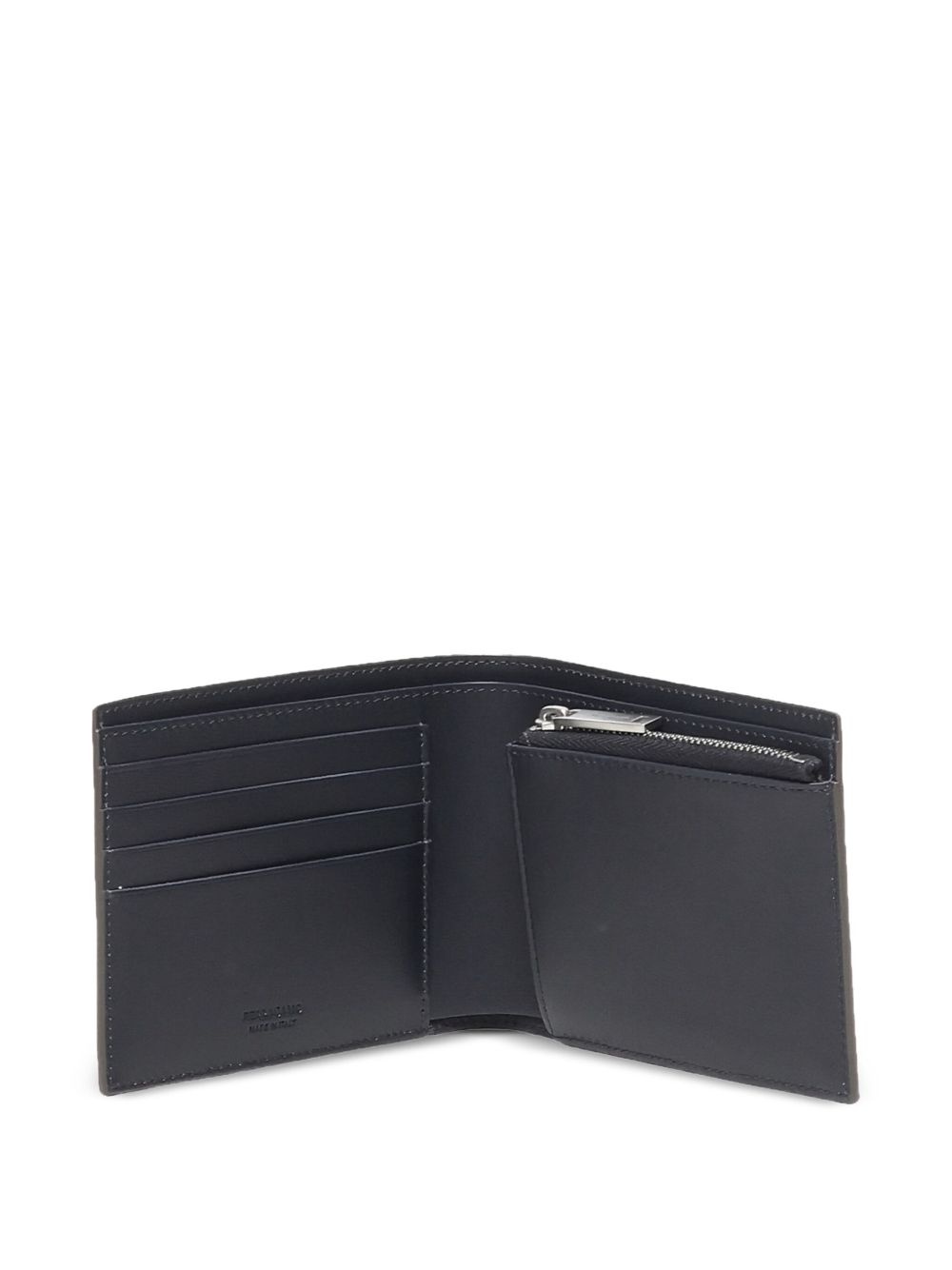 logo-detail leather wallet - 4