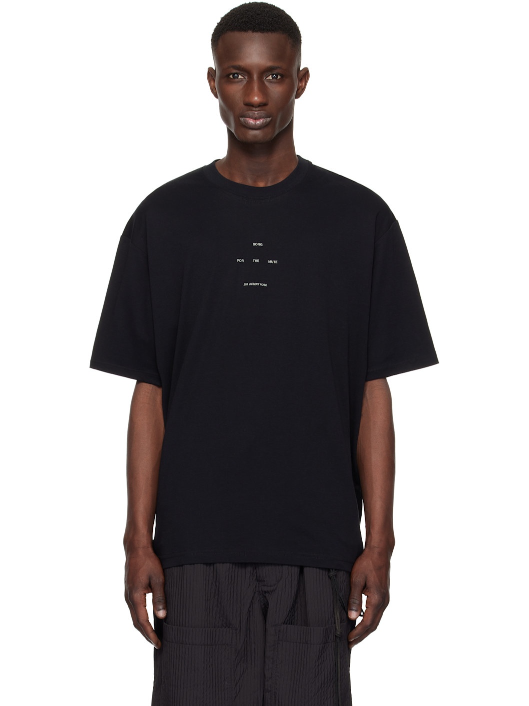 Black Logo Oversized T-shirt - 1