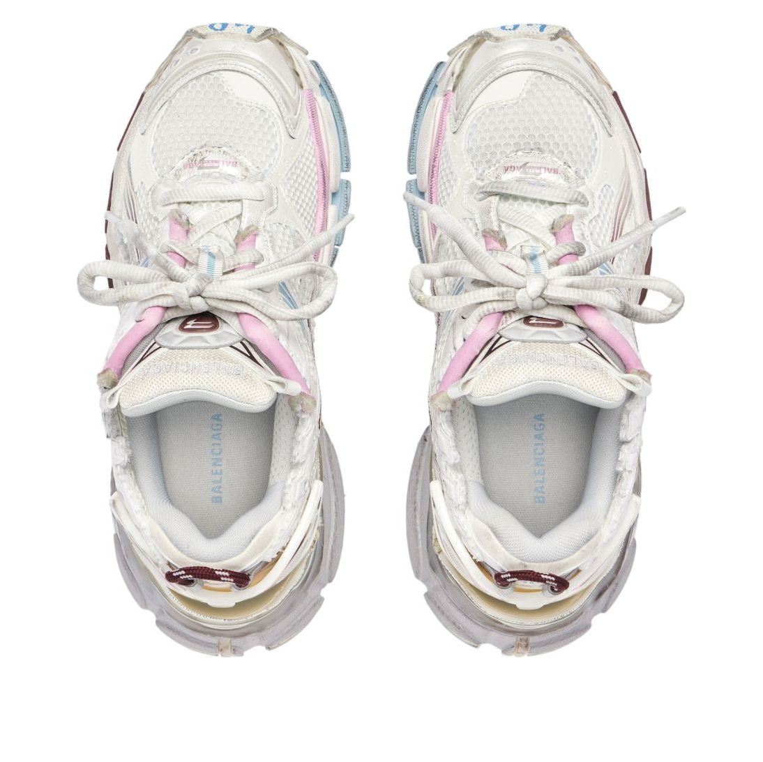 (WMNS) Balenciaga Runner Gradient 'White Pink Blue' 772767WRUNG9245 - 5