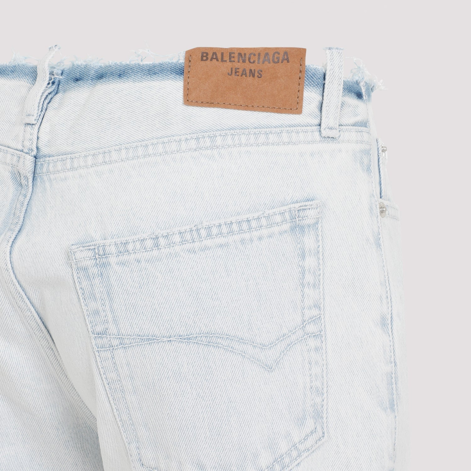 Balenciaga Cut Off Waistband Jeans Women - 3