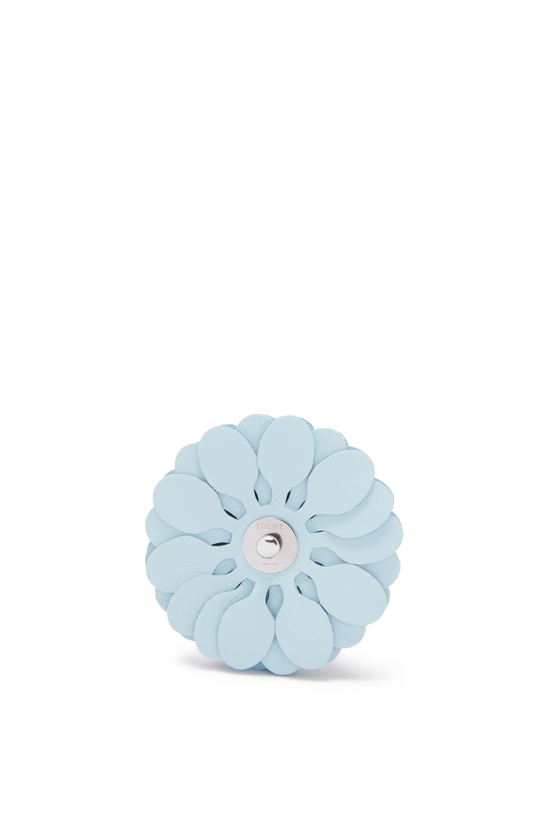 Stud Flower charm in calfskin - 2