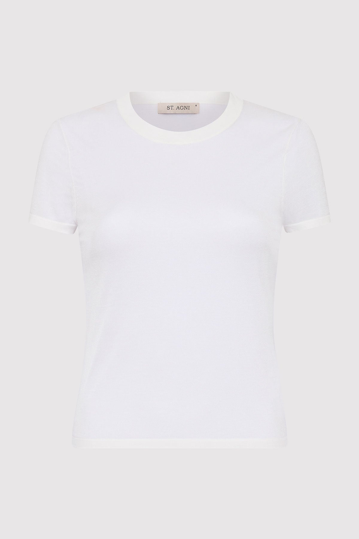 Sheer Baby Tee - White - 1