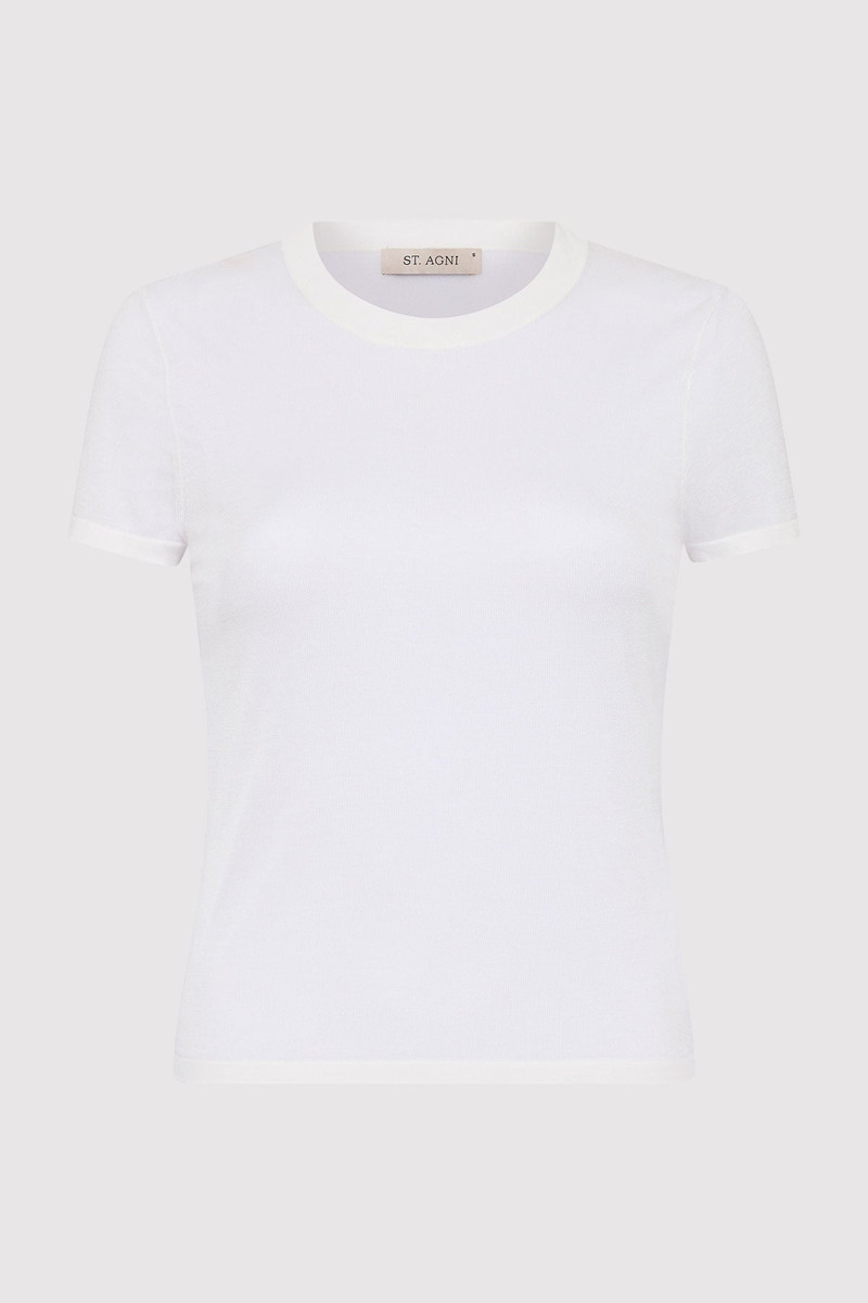 Sheer Baby Tee - White 1