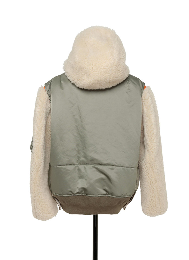 Faux Shearling x Nylon Twill Blouson 5