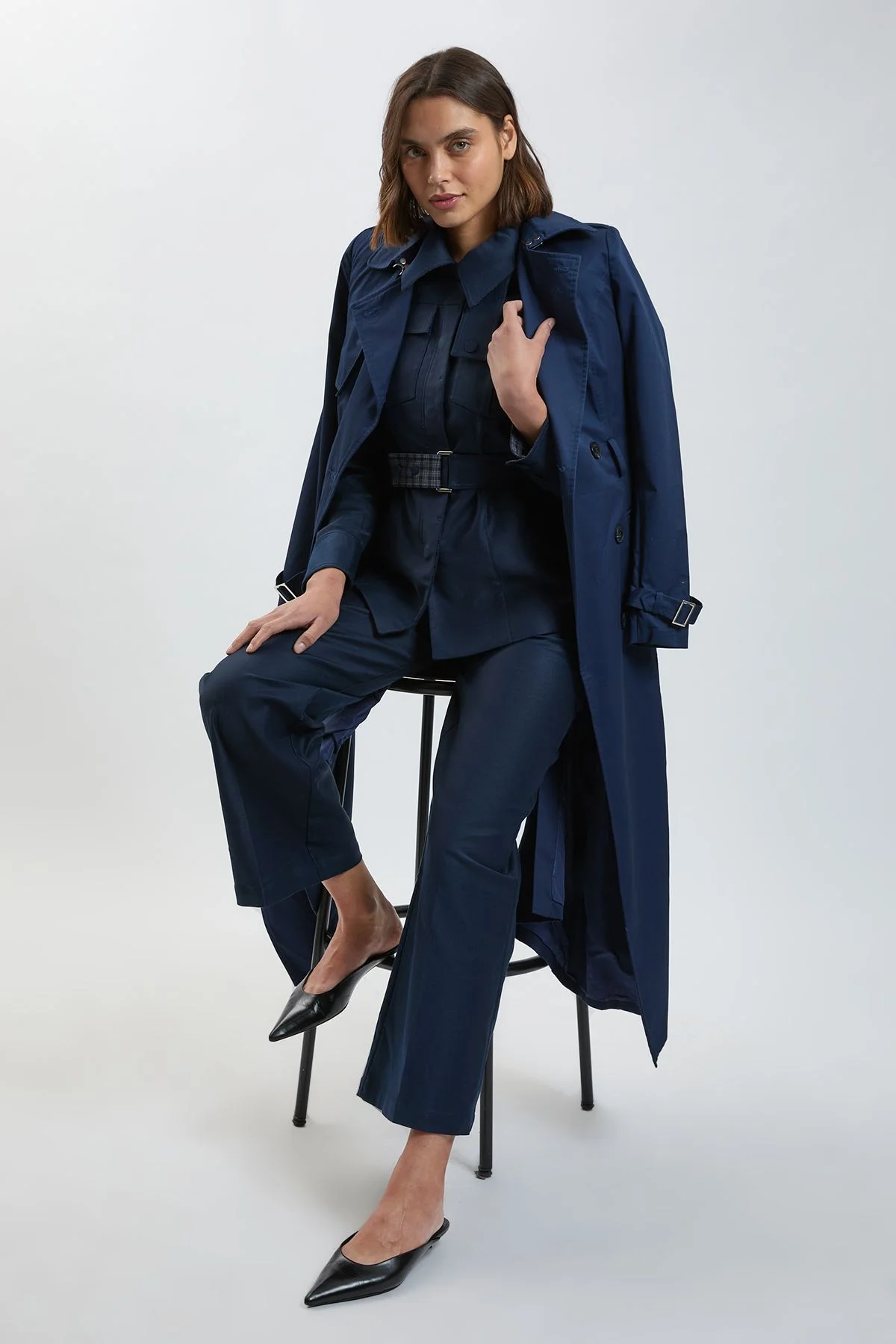 Stretch Twill Tailored Pocket Trouser - 1
