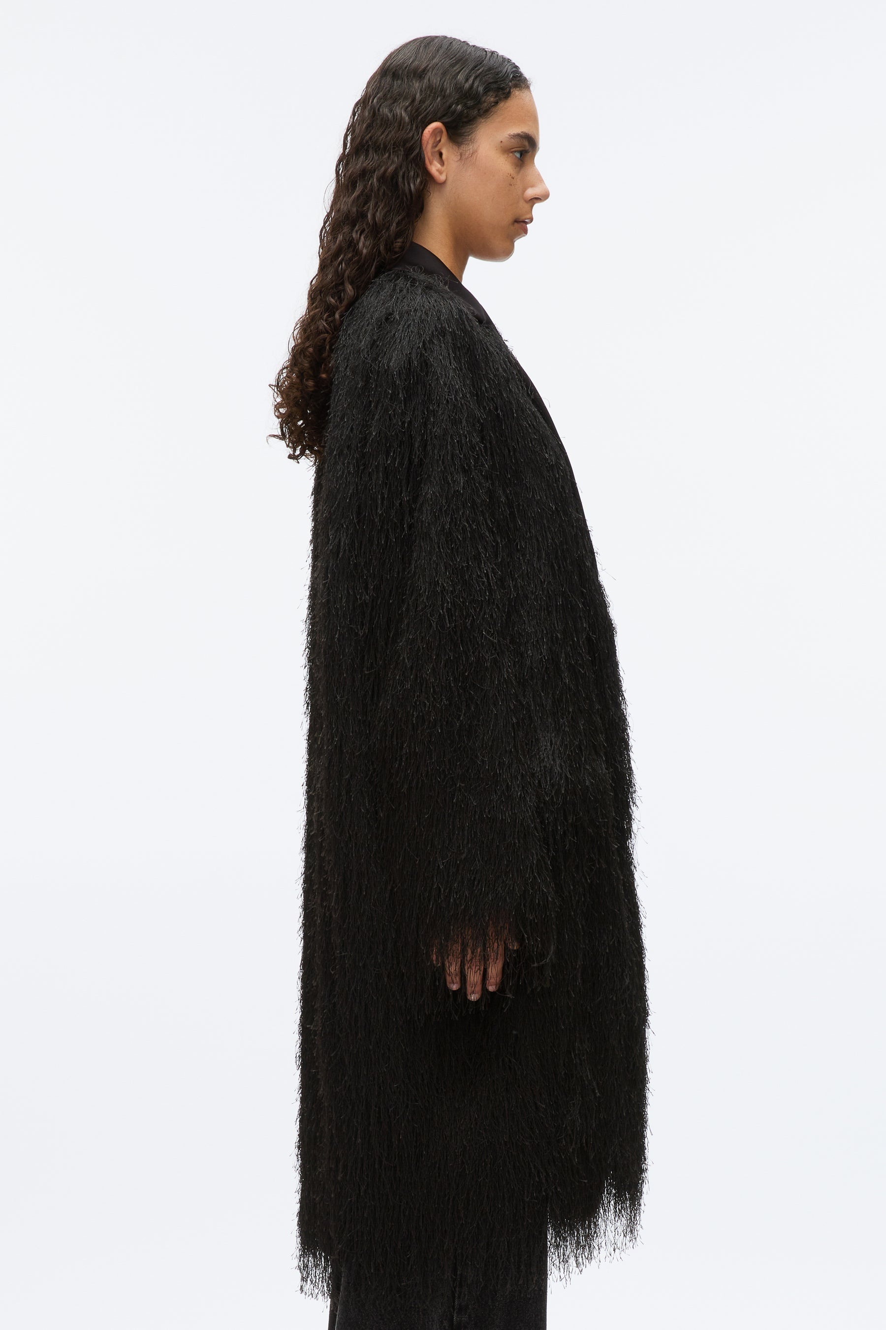 Fringe Tuxedo Coat - 4