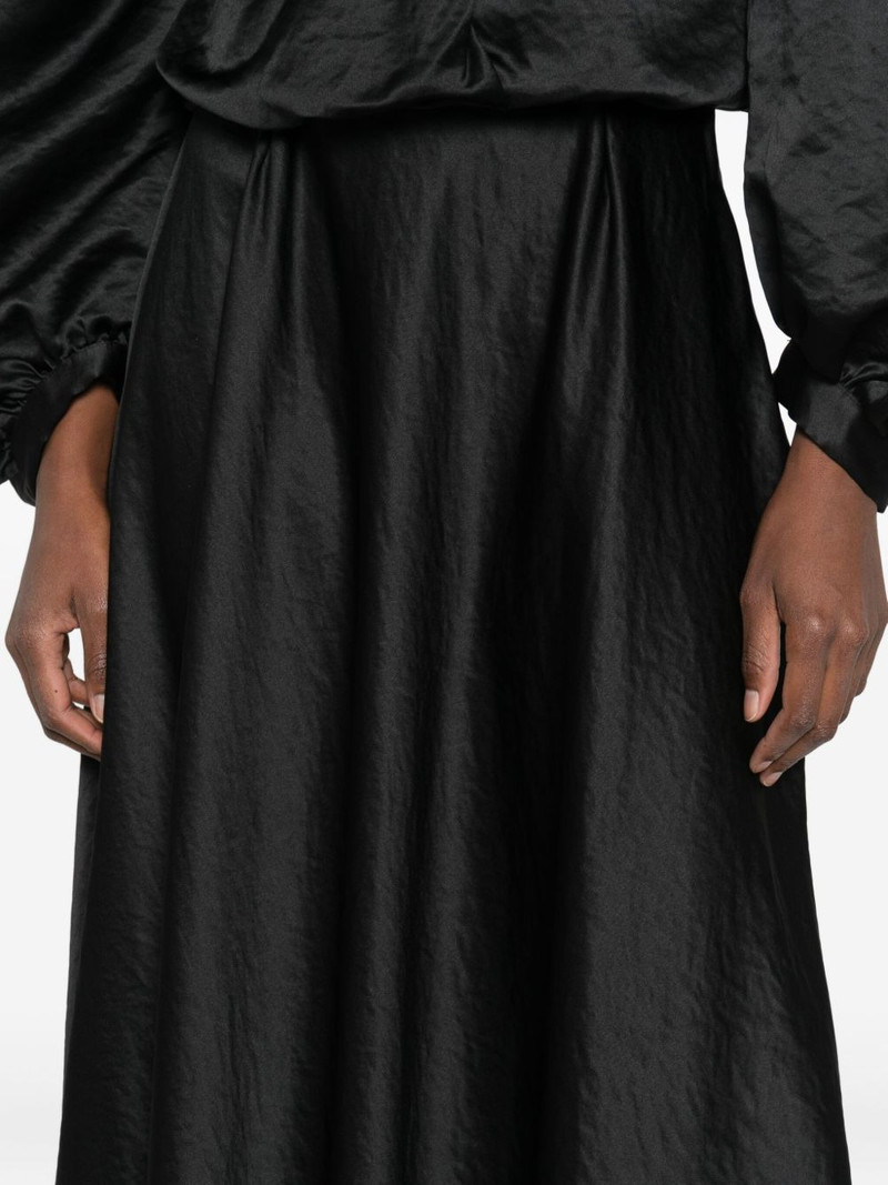 textured satin skirt 5