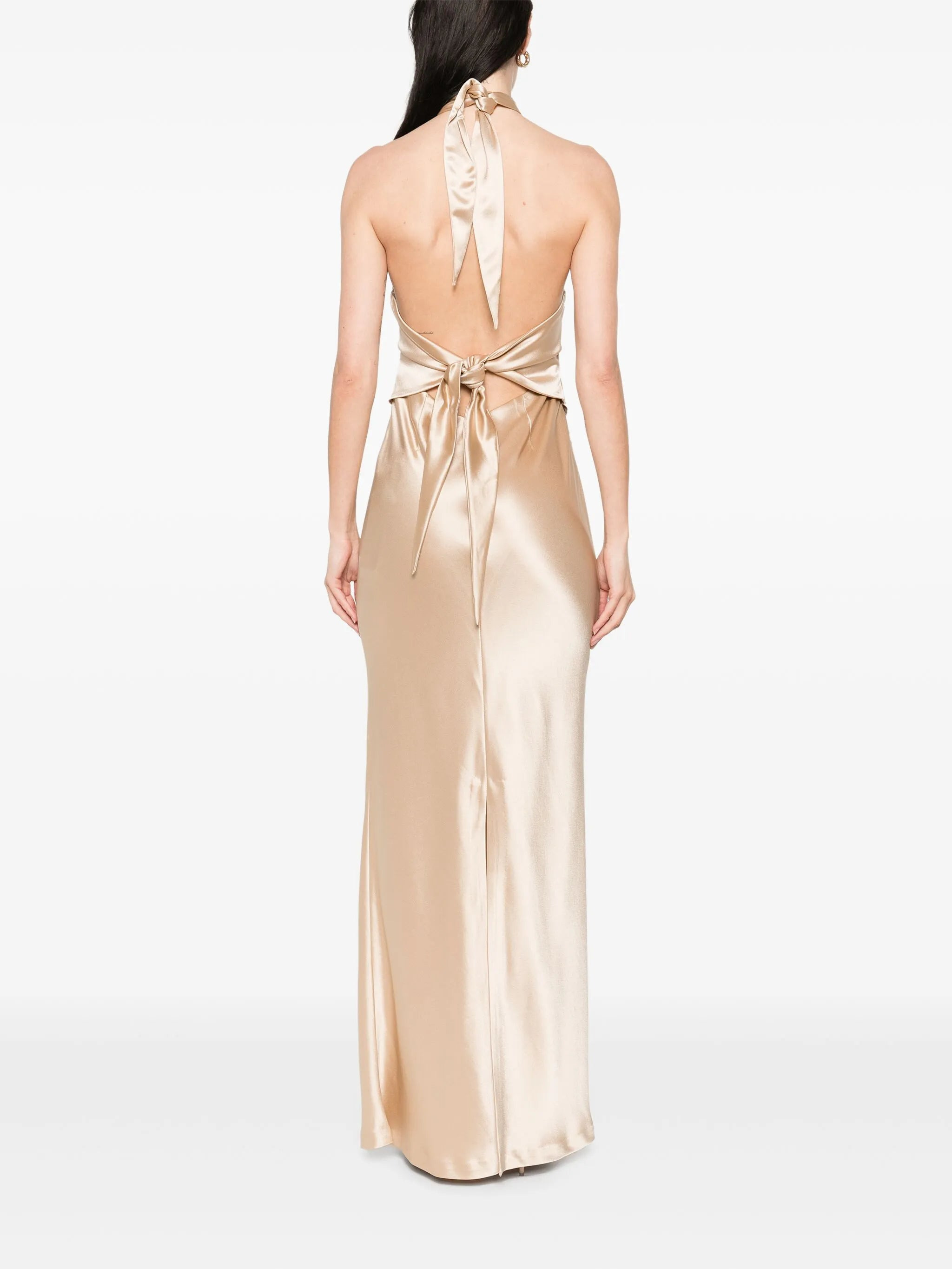 Retrofete Satin Maxi Dress - 3