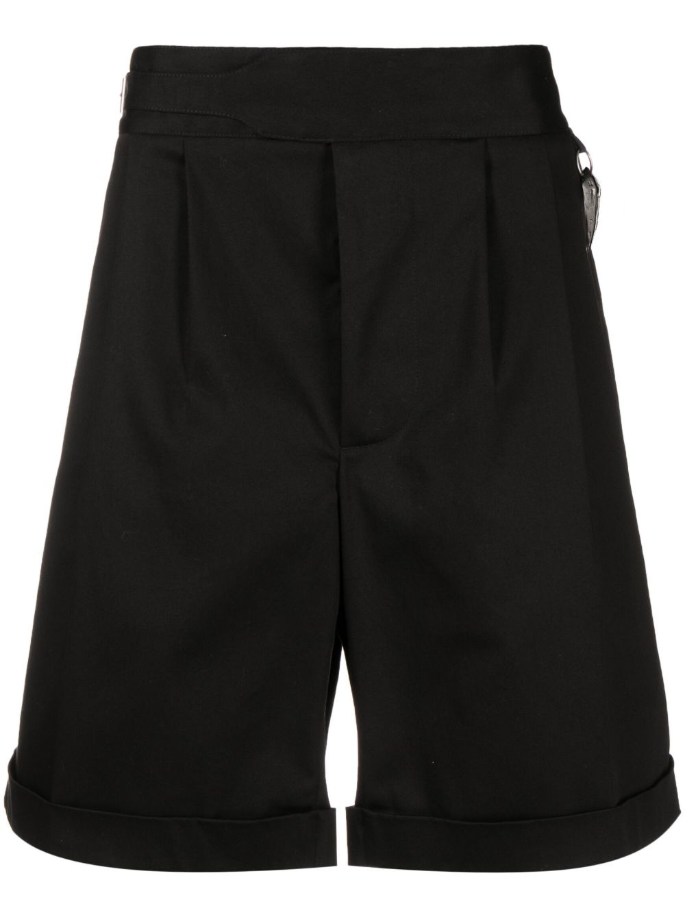 tiger-tooth plaque Bermuda shorts - 1