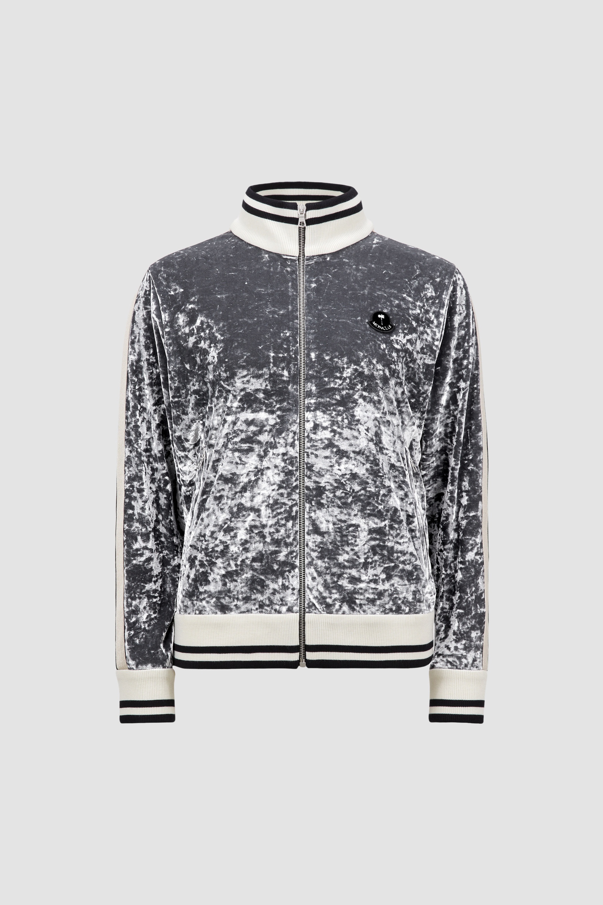 Moncler x Palm Angels Chenille Zip-Up Sweashirt - 1