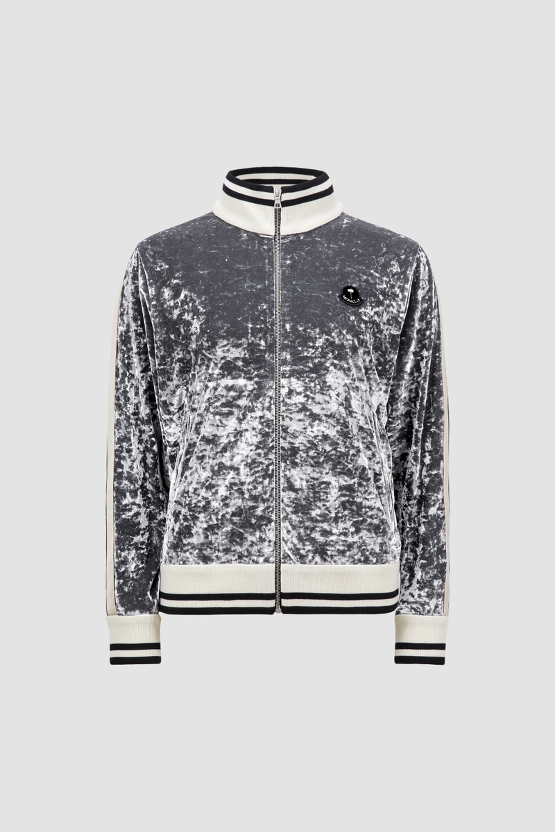 Moncler x Palm Angels Chenille Zip-Up Sweashirt 1