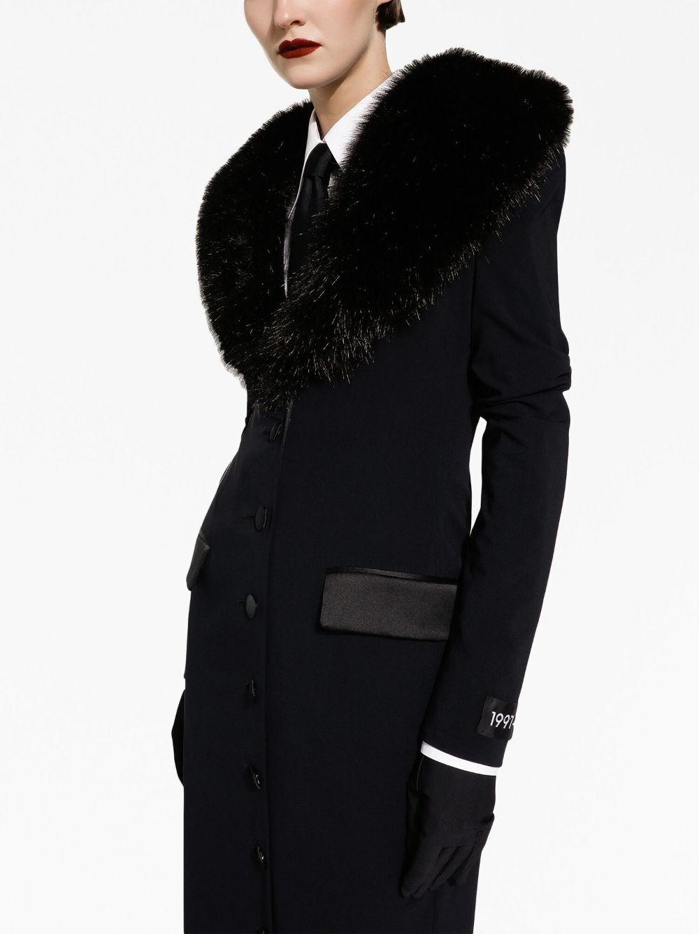 single-breasted fitted-waist coat - 5