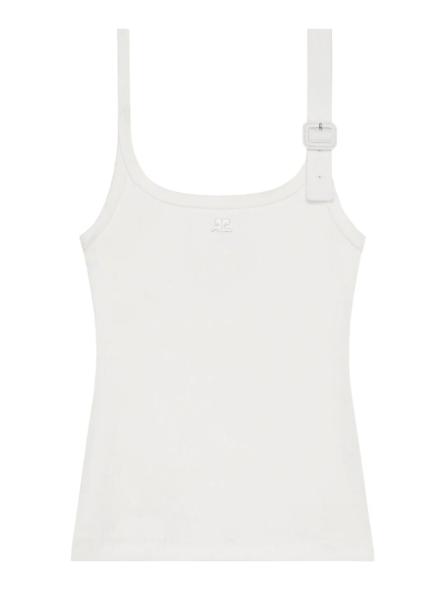 "90's" Tank Top With Buckle - 1