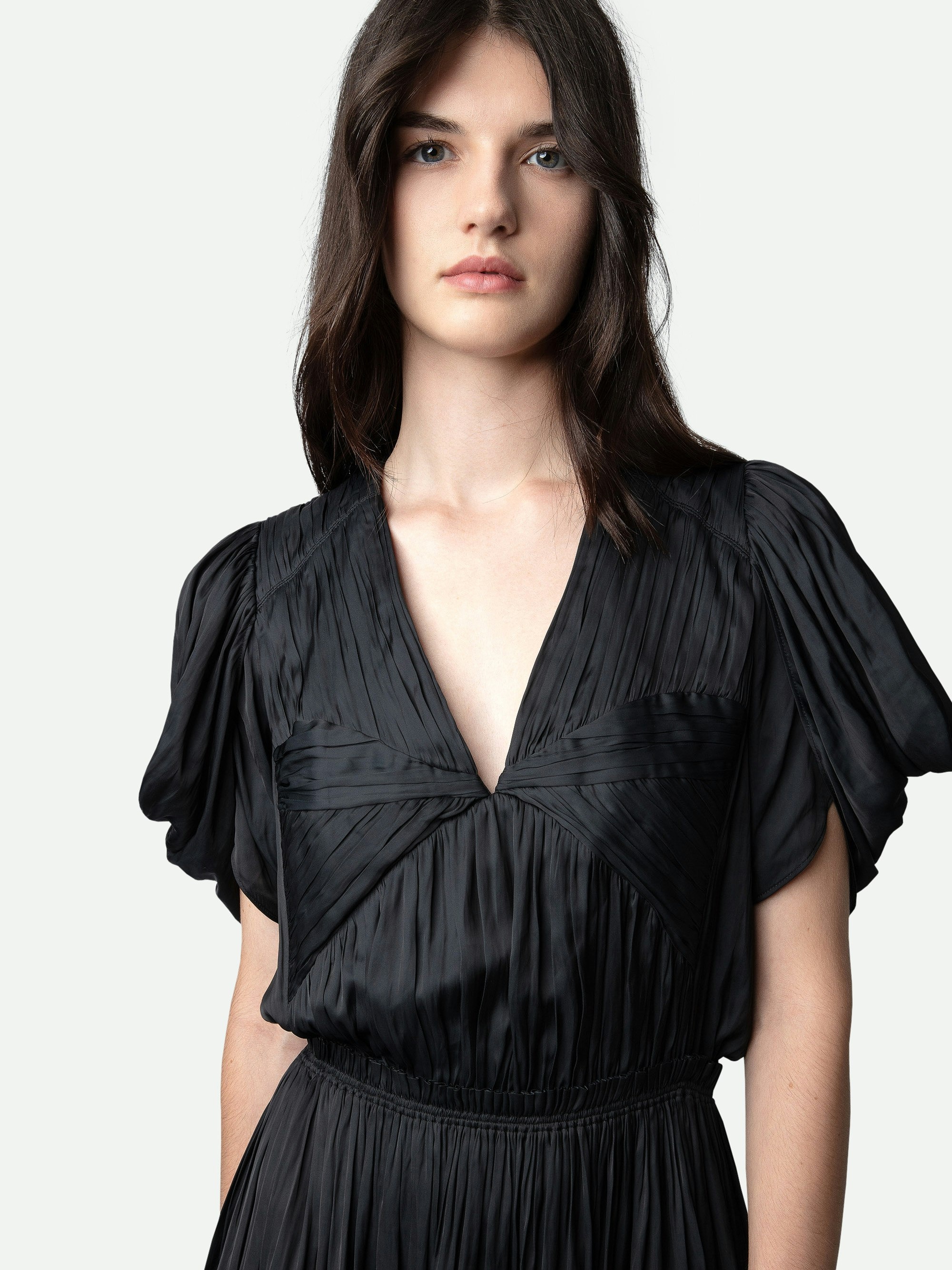 Reina Satin Dress - 6