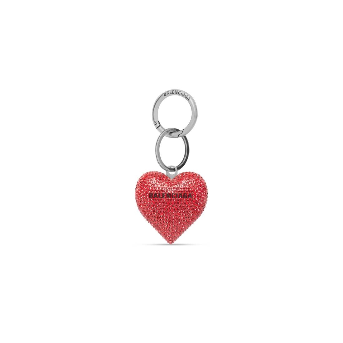 Women's Valentine's Strass Keychain in Red - 5