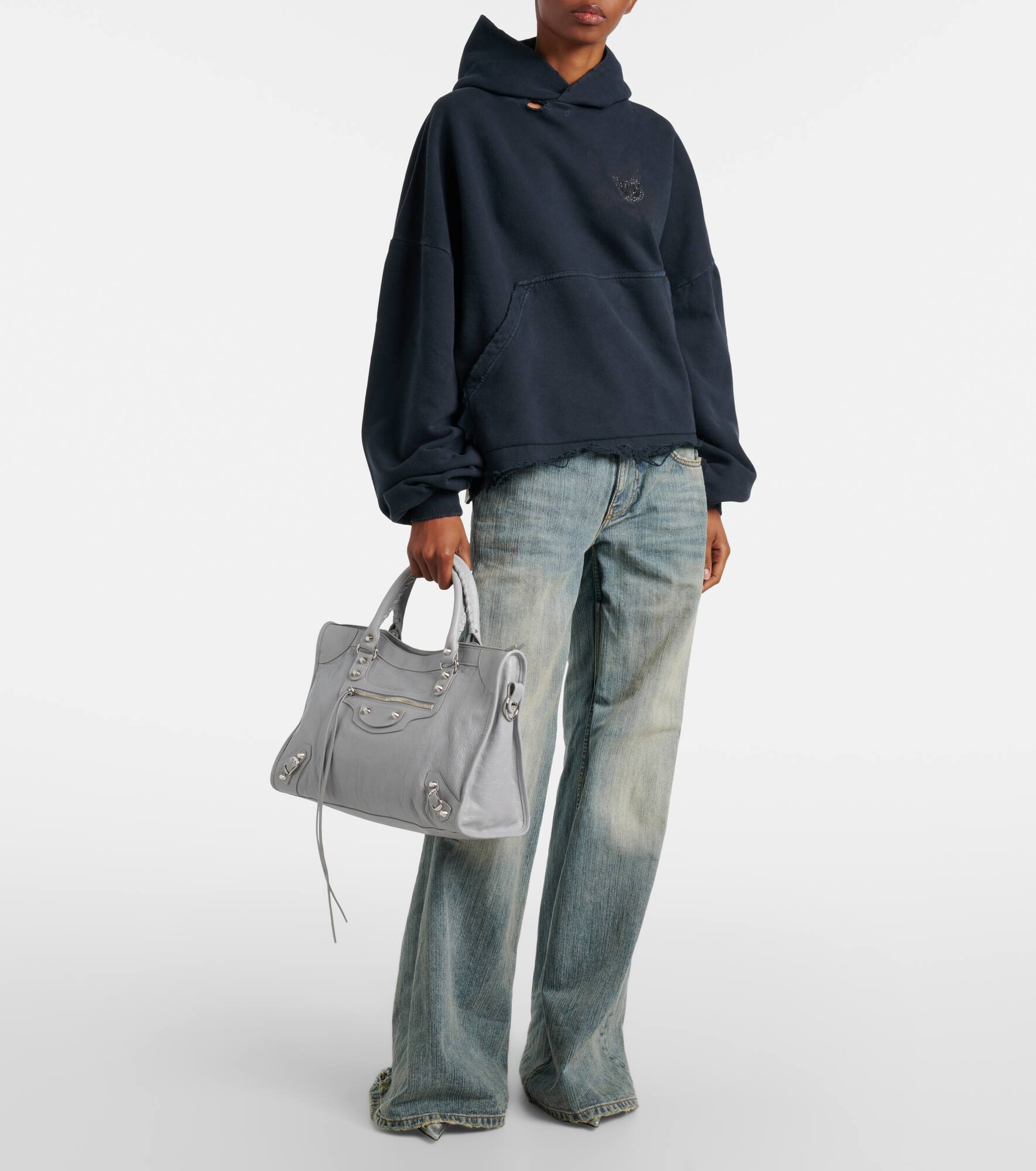 Le City Medium leather tote bag - 5
