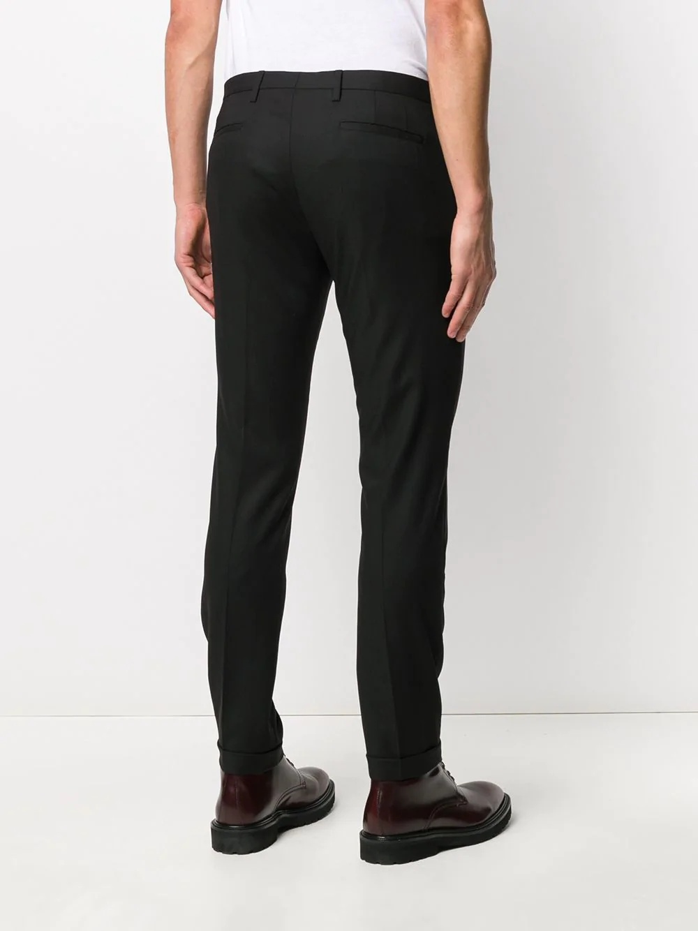 slim-fit tailored trousers - 4