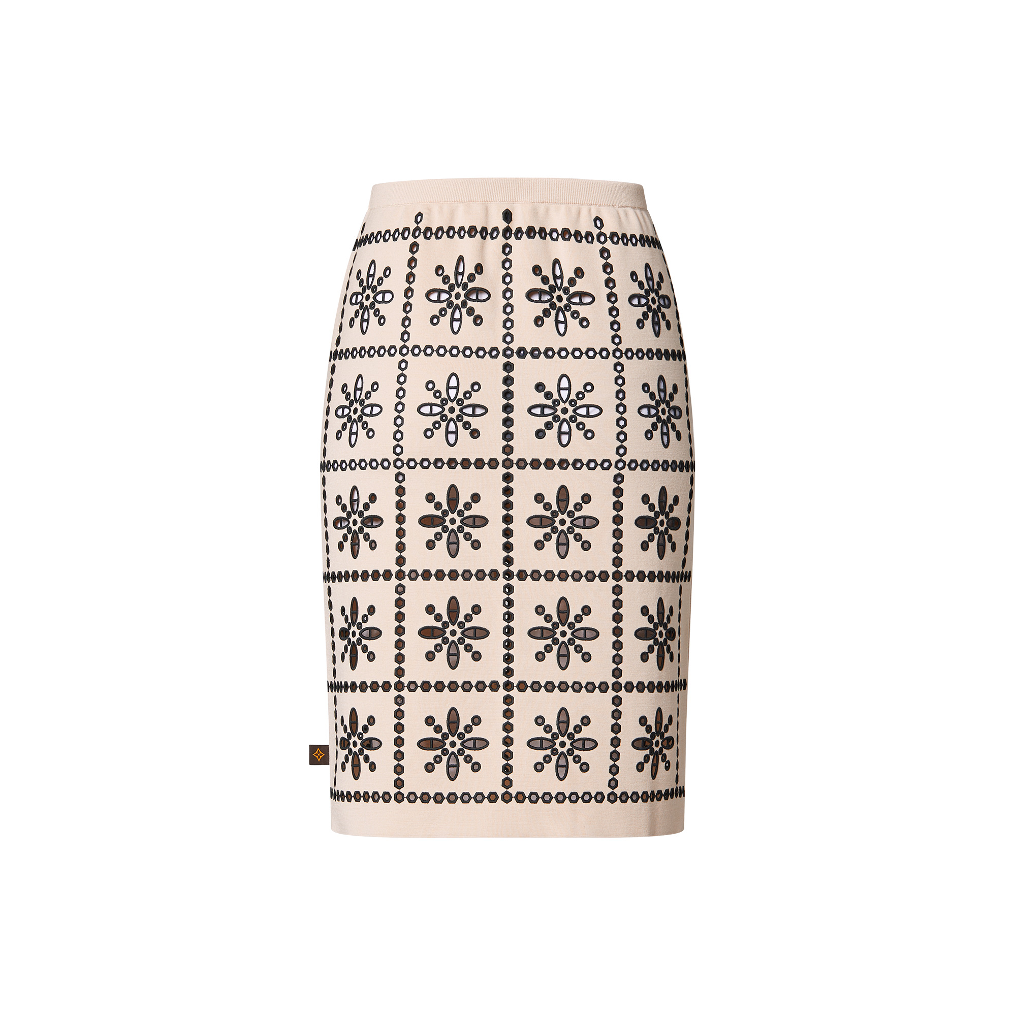 Broderie Anglaise Knit Skirt - 3