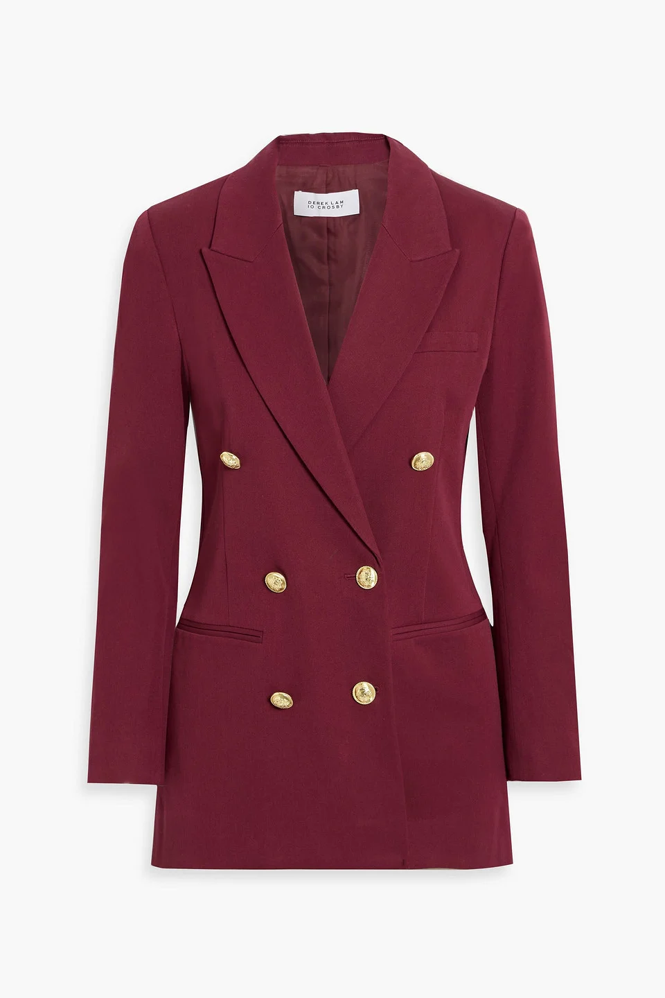 Walter double-breasted cotton-blend twill blazer - 1