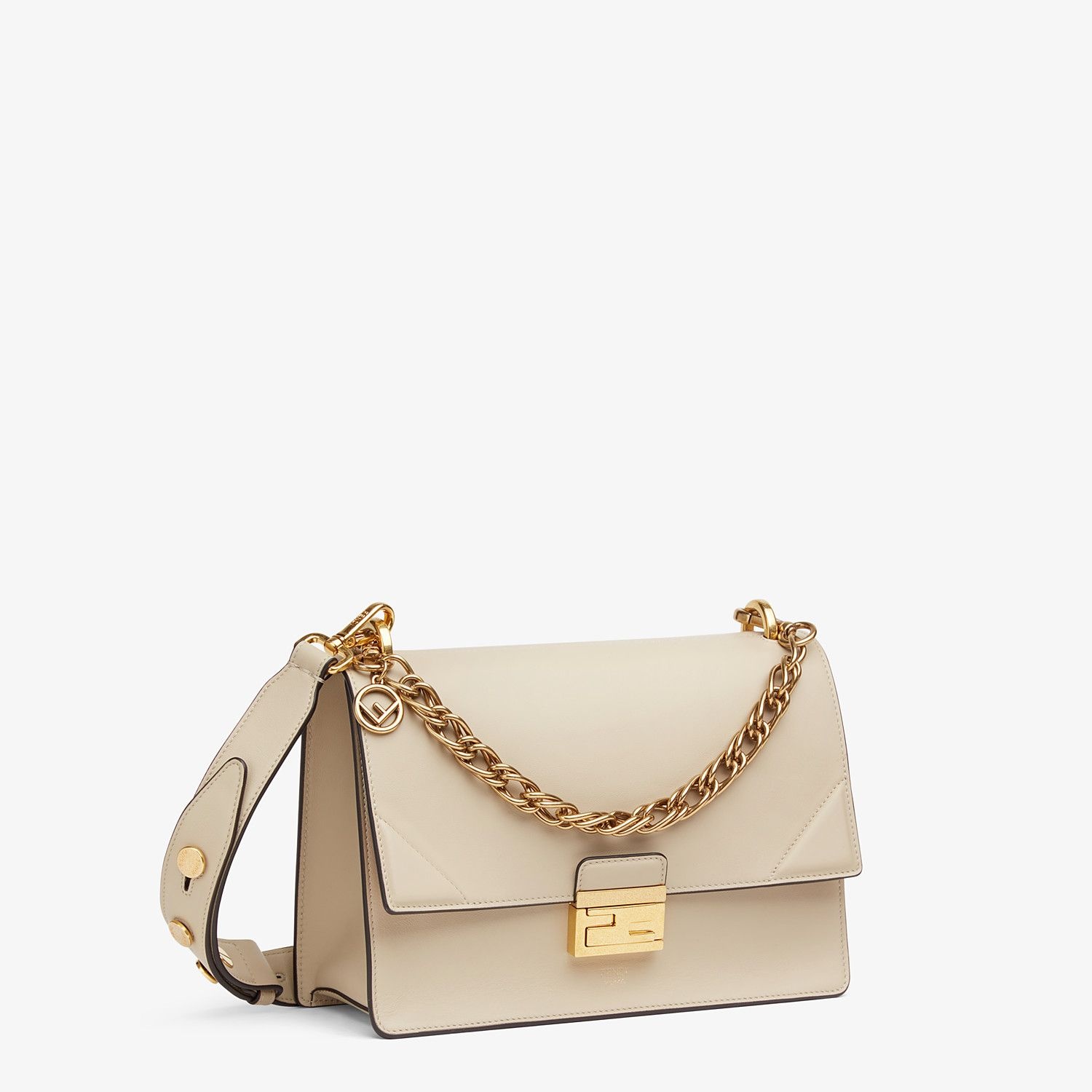 Beige leather bag - 3
