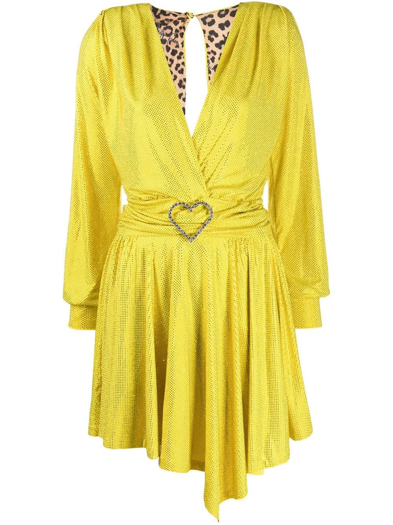 plunging v-neck dress 1