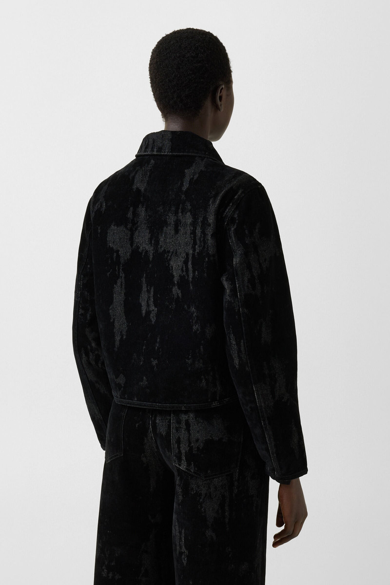 Lore Denim Jacket in Black 3