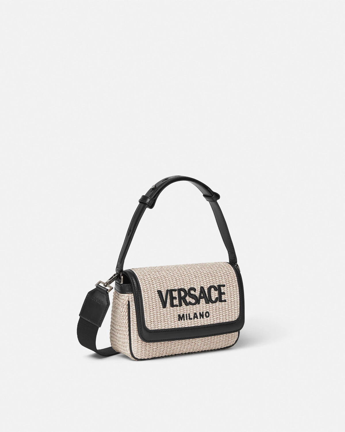 Versace Milano Raffia Crossbody Bag - 2