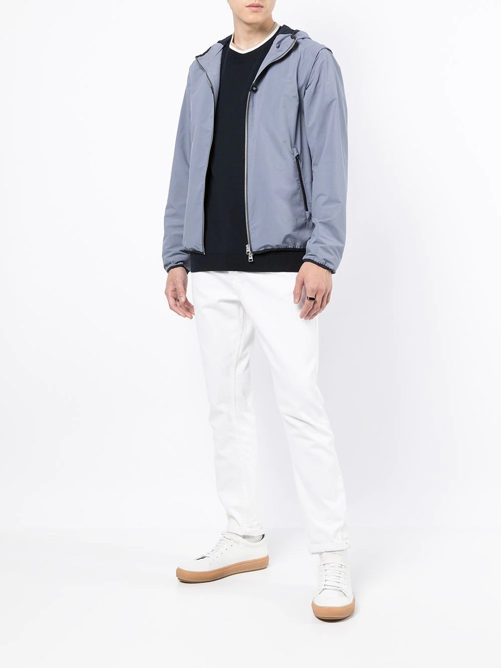 lightweight zip-up jacket - 2