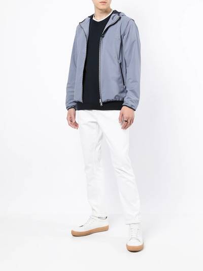 Herno lightweight zip-up jacket outlook