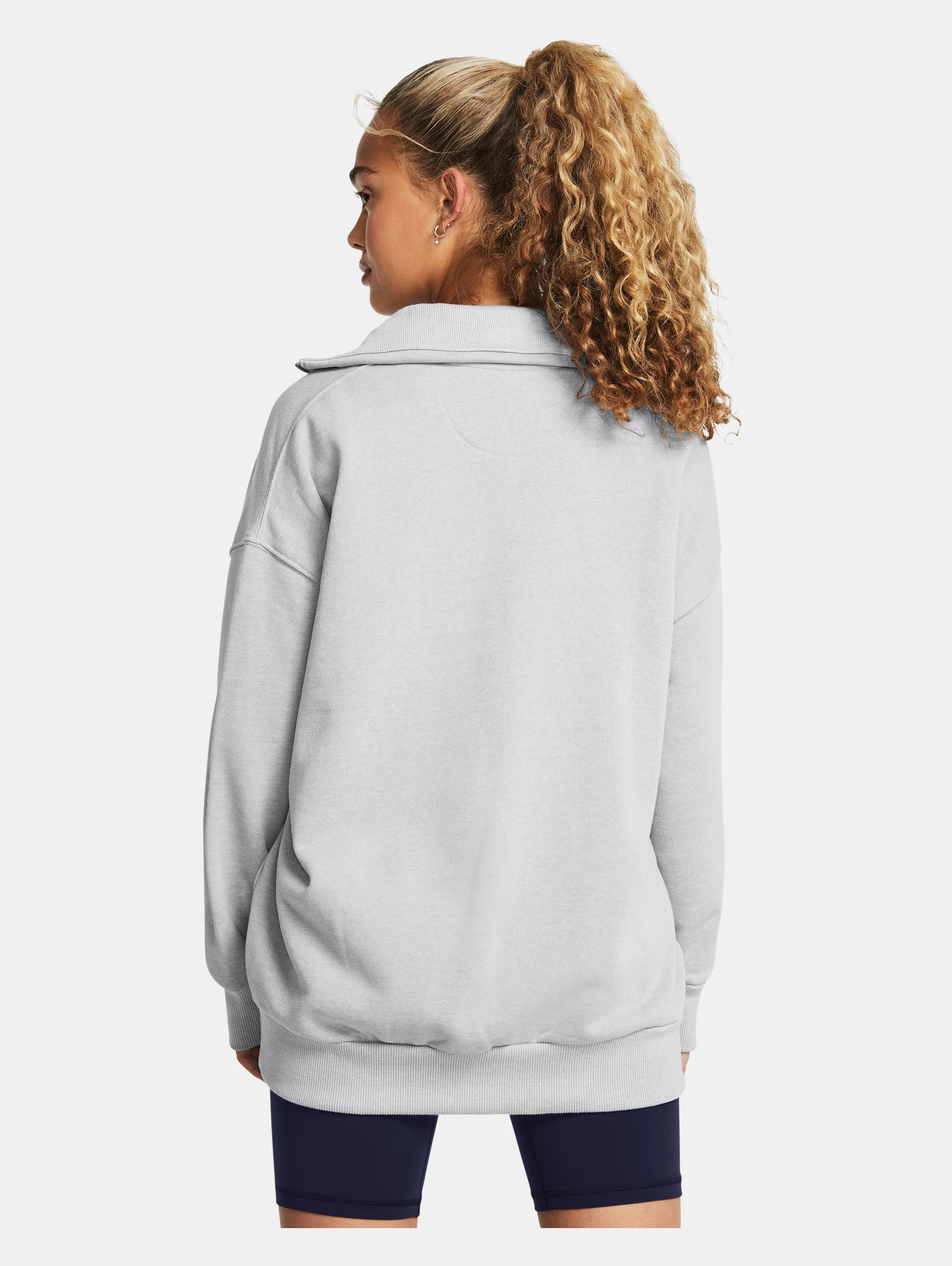Women's UA Rival Heavyweight Terry Oversized ¼ Zip - 4