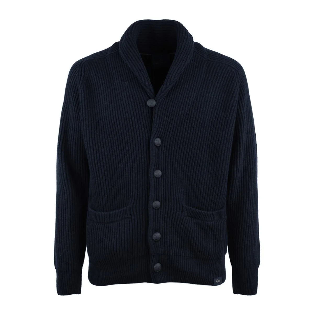 Paul & Shark Blue Wool Cardigan - 1