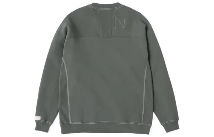 New Balance 1000 Sweat Crew Regular Fit 'Grey Green' AMT25019-NSE - 2