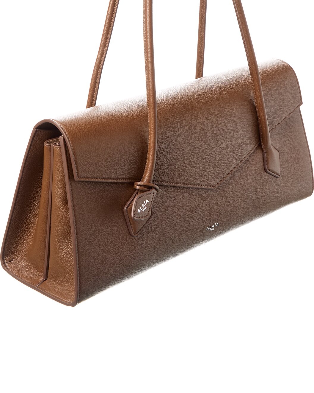 ALAIA Le Teckel Flap Leather Tote - 3